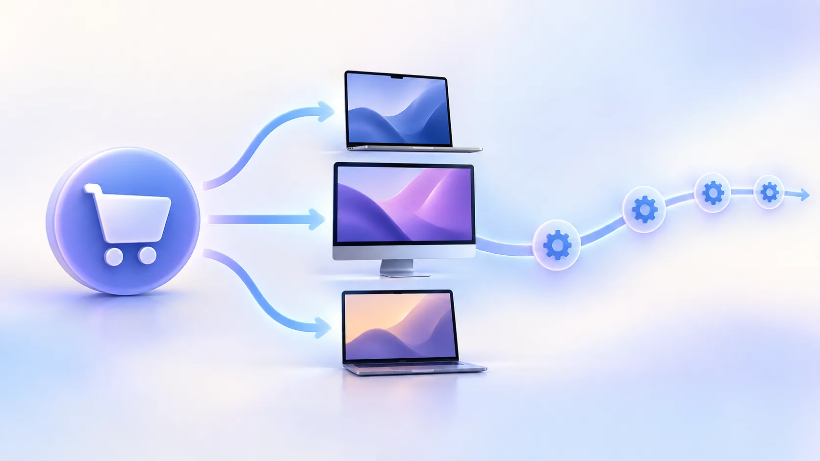 A simple one-time purchase path compared with repeating subscription payments
