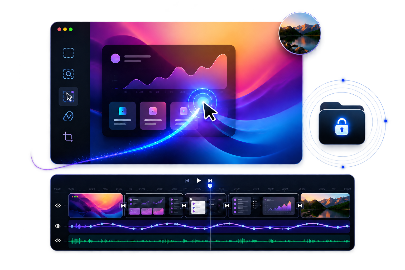 ScreenTale screen recording and editing workflow