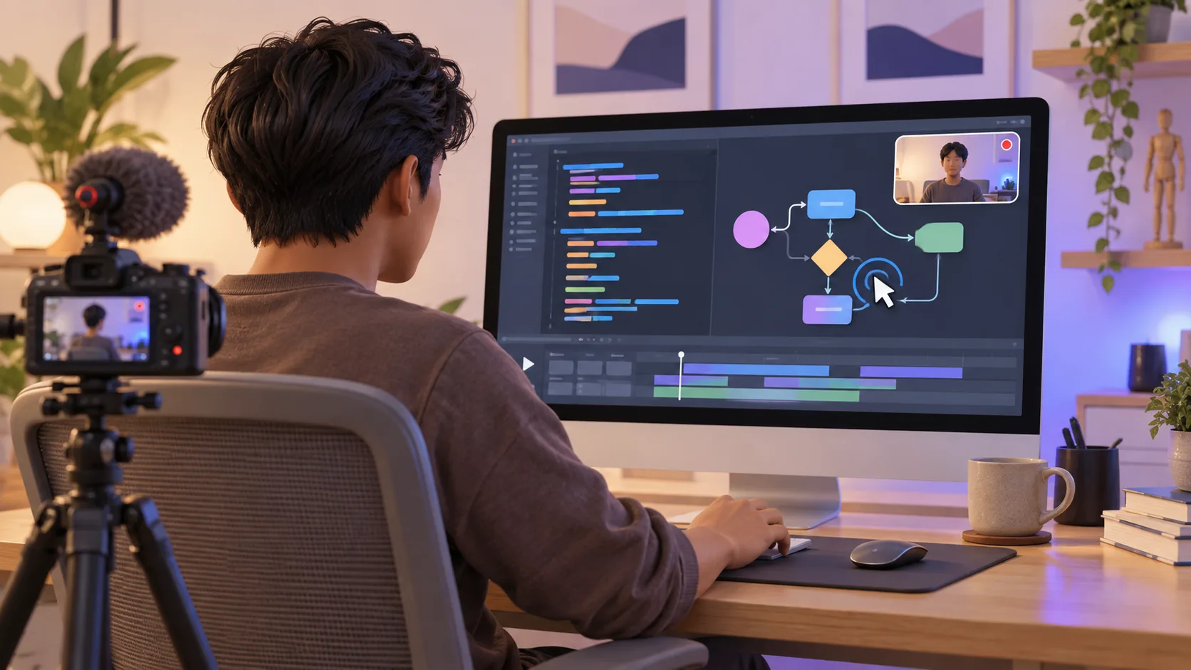 Cách tôi quay tutorial AI và lập trình trên Mac