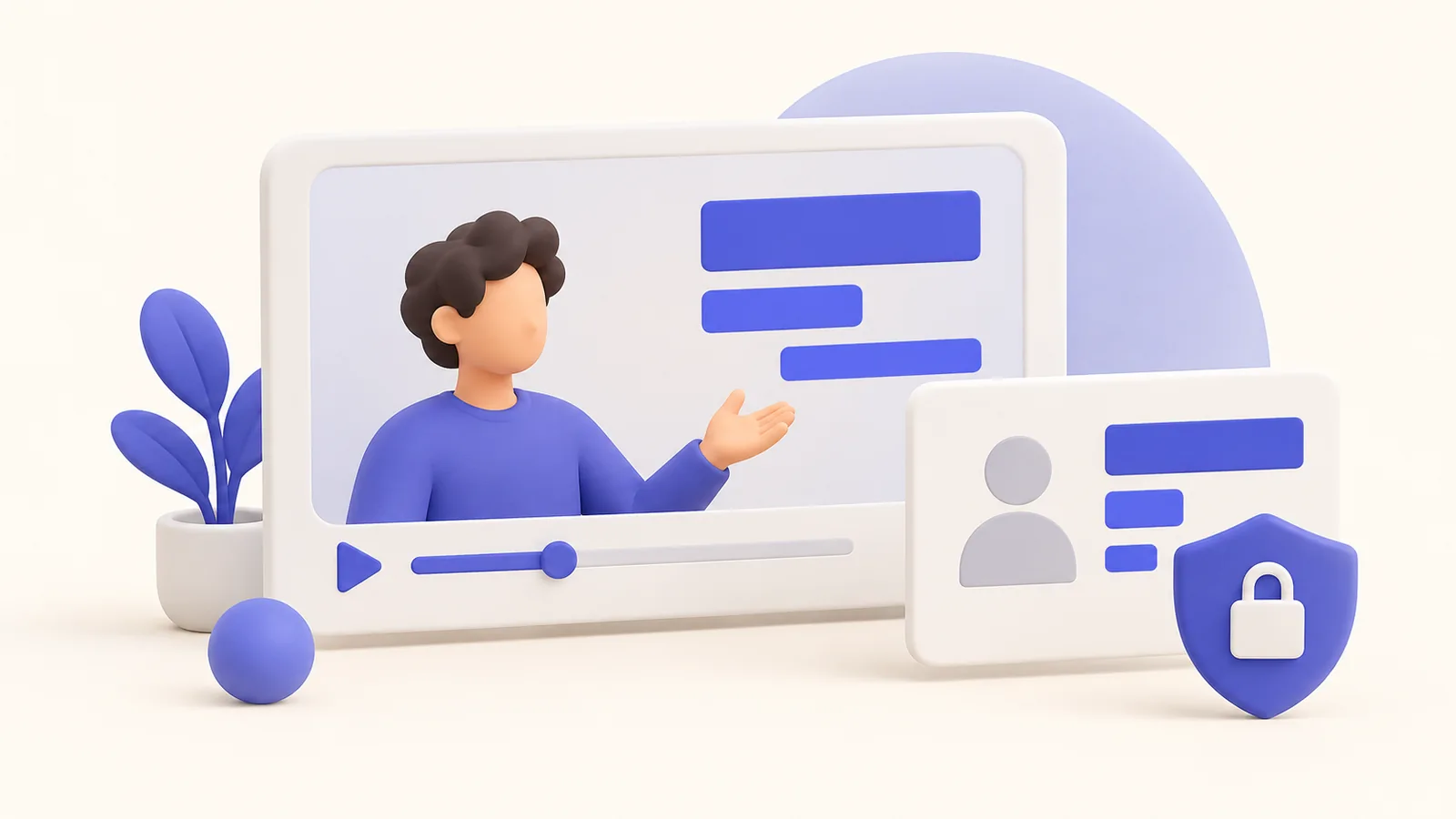 Che thông tin nhạy cảm trong video màn hình: phủ, làm mờ và kiểm tra